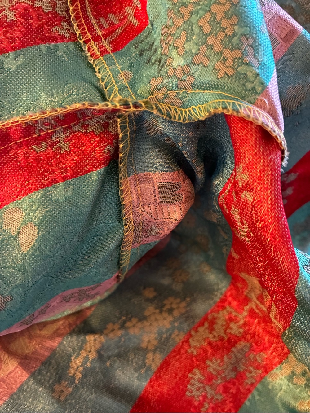 Vintage 1980’s, Hangzhou China 100% Silk Robe, Collector Grade, Original Tags-M - Picture 10 of 14